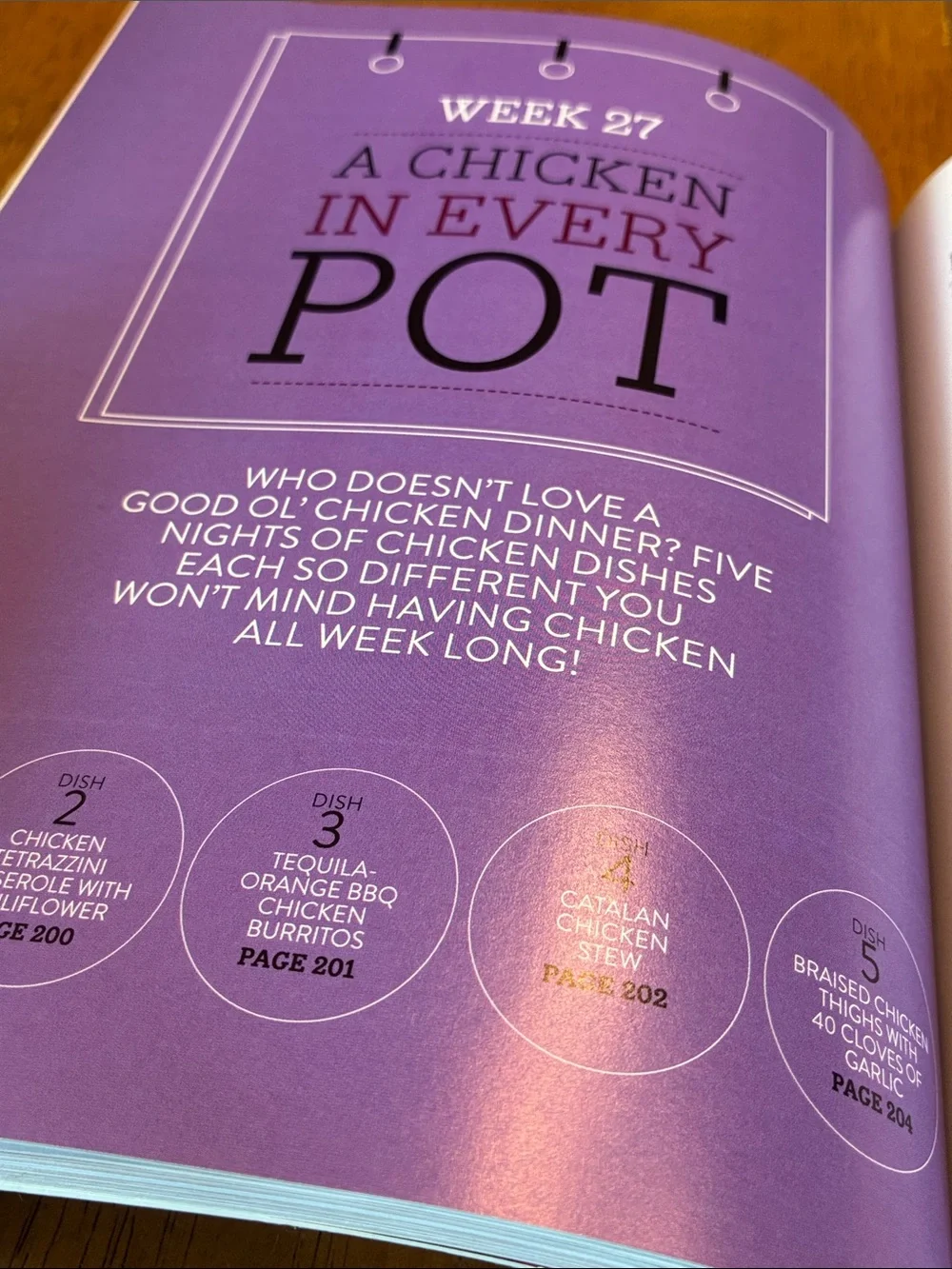 Vintage Week in a Day Cookbook - Five Dishes One Day Rachael Ray